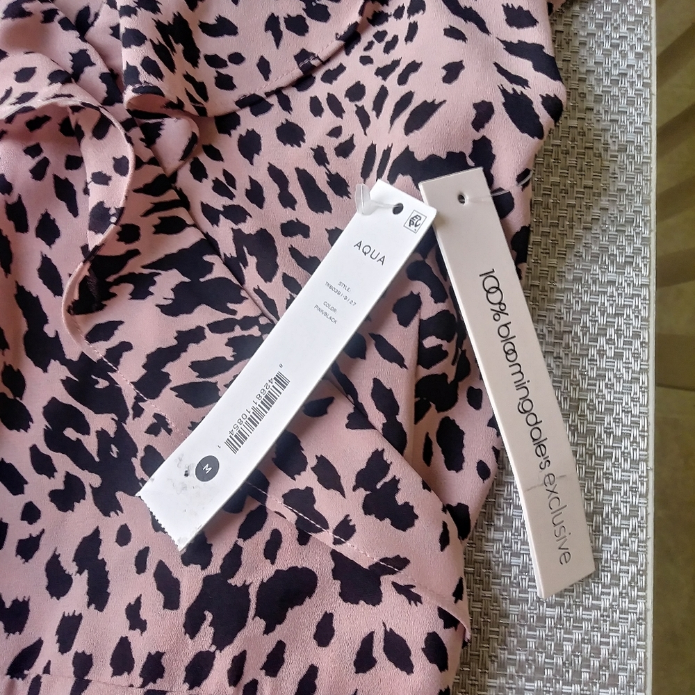 Aqua peplum top - Picture 3 of 3